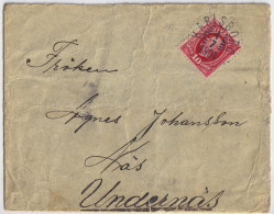 SUÈDE / SWEDEN - 1904 (Jul 4) 10ö Red Facit 54 On Cover From KARLSBORG To UNDRNÄS, Via MOHOLM - Covers & Documents