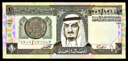 A8 SAUDI ARABIA   BILLETS DU MONDE   BANKNOTES  1 RIYAL 1979 - Saudi Arabia