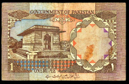 A8 PAKISTAN    BILLETS DU MONDE   BANKNOTES  1 RUPEE 1983 - Pakistan