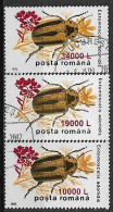 C3826 - Roumanie 2000 - Insectes 3v.obliteres - Oblitérés