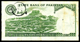 A8 PAKISTAN    BILLETS DU MONDE   BANKNOTES  10 RUPEES 1984 - Pakistan