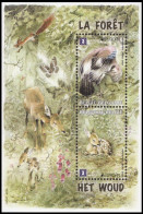 BL194**(4180/4181) - EUROPA - Émission Avec La Finlande - La Frorêt/Het Bos/Der Wald - Geai Des Chênes / Faon - EUROPE - 2011