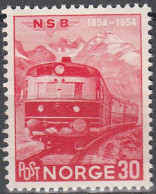 NORWAY  SCOTT NO 332  MNH  YEAR  1954 - Nuovi