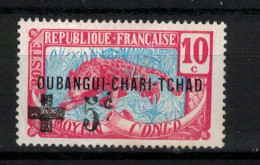 OUBANGUI      N°  YVERT  N° 18 (1)  Neuf Avec Charnières  ( Diverses Positions De La Surcharges  ) (4 CR   CHARN   1) - Unused Stamps