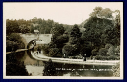 Ref 1617 - Early Real Photo Postcard - New Bridge Williamson Park - Lancaster - Sonstige & Ohne Zuordnung