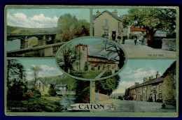 Ref 1617 - Attractive Early Multiview Postcard - Caton Lancashire - Sonstige & Ohne Zuordnung