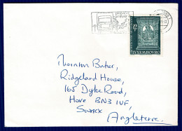 Ref 1618 -  1978 Luxembourg Cover - 12f Rate Single Franking SG 993 - Road Safety Slogan - Lettres & Documents