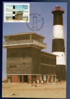 Ref 1618 -  1988 South Africa Maxi Card - Pelican Point Lighthouse Walvisbaai Bay - Brieven En Documenten