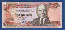 BAHAMAS - P.63b – 5 Dollars 2001 UNC, S/n Y211280 - Bahama's