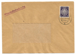 Brief DDR 1959  Deutsche  Versicherungs Anstalt  15 Pfennig Dienstmarke - Covers & Documents