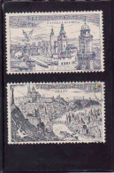 Czechoslavakia 1955, Air Mail, Mi 896,  Mi 898, Banská Bystrica, Praha, Used - Luchtpost