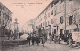 Pierrefeu - Cuers -  Place Du Marché -  CPA °J - Cuers