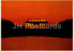 Washington DC - Sunset Lincoln Memorial - 361 - 1983 - USA - Used - Washington DC