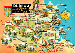 Durham Twist Tyne And Tees - Map - 90 - England - United Kingdom - Unused - Autres & Non Classés