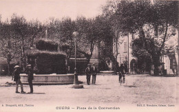 Cuers -   Place De La Convention -  CPA °J - Cuers