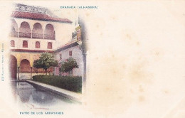 GRANADA  ALHAMBRA                  PATIO DE LOS ARRAYANES    COLORISEE         PRECURSEUR - Granada