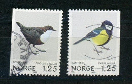 NORVEGE : OISEAUX - Yvert N° 769+770 Obli. - Used Stamps