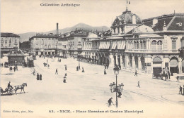 FRANCE - 06 - NICE - Place Masséna Et Casino Municipal - Carte Postale Ancienne - Autres & Non Classés