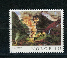 NORVEGE : TABLEAU - Yvert N° 779 Obli. - Used Stamps