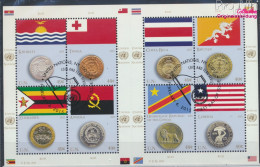 UNO - New York 1445-1452Klb Kleinbogen (kompl.Ausg.) Gestempelt 2015 Flaggen Und Münzen (10076942 - Gebraucht