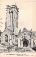 FRANCE - 29 - SAINT HERBOT - L'église La Tour Et Le Portail - Carte Postale Ancienne - Saint-Herbot