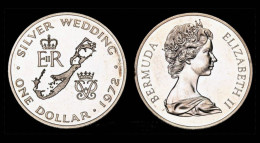 Bermuda 1 Dollar 1972- Silver Wedding 1972 - Bermudes