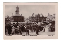 DH1480 - UK - DURHAM - MARKET PLACE - SOUTH SHIELDS - RARE RPPC - Otros & Sin Clasificación