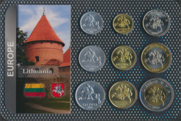 Litauen Stgl./unzirkuliert Kursmünzen Stgl./unzirkuliert Ab 1991 1 Centai Bis 5 Litai (10091733 - Lithuania