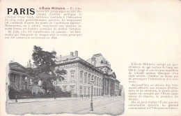 FRANCE - 75 - PARIS - L'école Militaire - Carte Postale Ancienne - Autres & Non Classés