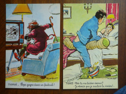 Lot De 2 CPA Non écrites - HUMOUR De ORDNER - TIERCE COURSES DE CHEVAUX - Ordner, P.