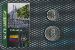 Kolumbien 1965 Stgl./unzirkuliert Kursmünzen 1965 20 Centavos Bis 50 Centavos (10091413 - Colombia