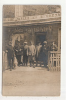 CARTE PHOTO - COMMERCE -  RESTAURANT - .... LOGE A PIED ET A CHEVAL - Te Identificeren