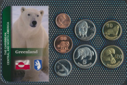 Dänemark - Grönland 2010 Stgl./unzirkuliert Kursmünzen 2010 25 Öre Bis 20 Kroner (10091624 - Greenland
