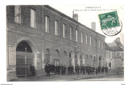 Lembeye.   L'hotel De Ville Et L'Ecole Superieure Des Garçons. - Lembeye