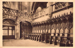 FRANCE - 01 - BOURG EN BRESSE - Eglise - Les Stalles Du Choeur - Carte Postale Ancienne - Brou - Chiesa