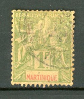 AR-24 Martinique N° 43 Oblitéré  (surcharge Garantie Authentique) A Saisir !!! - Other & Unclassified