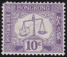 Hong Kong     .    SG    .    D 10  (2 Scans)  .  1938-63    .  Mult Script CA      .    *   .    Mint-hinged - Strafport