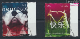 UNO - Genf 846-847 (kompl.Ausg.) Gestempelt 2014 Tag Des Glücks (10073445 - Used Stamps