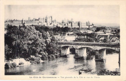 FRANCE - 11 - CARCASSONNE - Vue Générale De La Cité Et Vue De L'Aude - Carte Postale Ancienne - Carcassonne