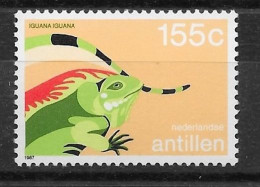 ANTILLES NEERLANDAISES Reptile, Reptiles, Iguane: Yvert N°813. Neuve Sans Charniere. MNH ** - Sonstige & Ohne Zuordnung