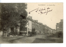 PAIMPONT LA GRANDE RUE 1923 - Paimpont