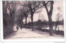 Lambesc - Un Coin De L'étang Et Avenue De La Gare - Lambesc