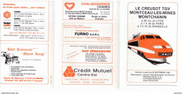 Horaires Du TGV " Le Creusot - Montceau Les Mines - Montchanin " - Europe