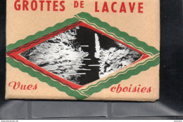 Grottes De Lacave - Carnet De 10 Petites Photos ( 9 X 5,5 Cm )  Complet - Lacave