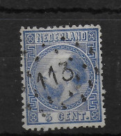 Nederland 1867 Nr 7 N1/PM2 Error Plattenfehler Plaatfout - Errors & Oddities