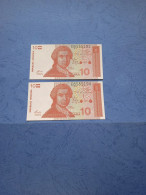 CROAZIA-P18a 10D 1991 UNC (2 Consecutivi) - Croatie