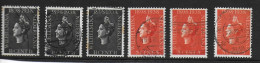 Nederland 1938 Lot Nr 310 - 311 Error Plattenfehler Plaatfout - Plaatfouten En Curiosa