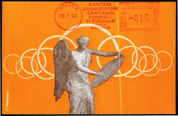 Delcampe - CYCLING - ITALIA BRESCIA 1962 - METER - COMITATO ORGANIZZATORE CAMPIONATI MONDIALI DI CICLISMO A BRESCIA - M - Cyclisme
