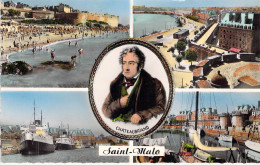 FRANCE - 35 - SAINT MALO - Multivues - Chateaubriand - Carte Postale Ancienne - Saint Malo