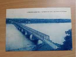 Mauves. Le Pont De La Loire, Vue Prise à Vol D'oiseau. - Mauves-sur-Loire